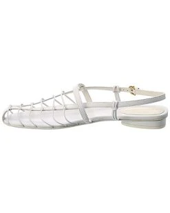 Salvatore Ferragamo Hay Leather Sandal Women 8 Salvatore Ferragamo Hay Leather Sandal Women -Valentino shop 1313198192 RLLD 2