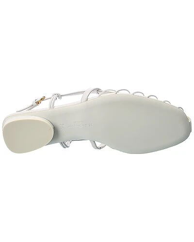 Salvatore Ferragamo Hay Leather Sandal Women 6 Salvatore Ferragamo Hay Leather Sandal Women - Image 4