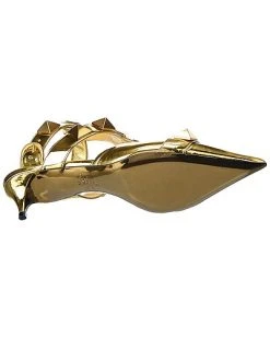 Valentino Roman Stud 40 Leather Ankle Strap Pump Women -Valentino shop 1313198202 RLLD 4