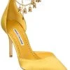 Manolo Blahnik Campanilla 90 Satin Pump Women