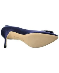 Manolo Blahnik Hangisi 90 Satin Pump Women 10 Manolo Blahnik Hangisi 90 Satin Pump Women -Valentino shop 1313199680 RLLD 4