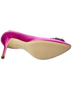 Manolo Blahnik Hangisi 90 Satin Pump Women -Valentino shop 1313199681 RLLD 4