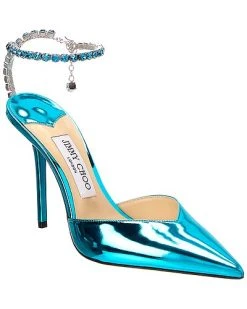 Jimmy Choo Saeda 100 Leather Pump Women