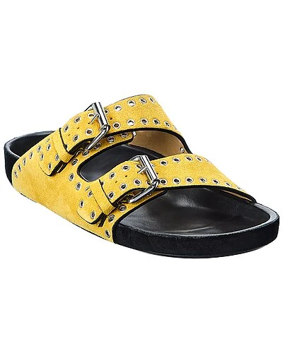 Isabel Marant Lennyo Suede Sandal Women 3 Isabel Marant Lennyo Suede Sandal Women