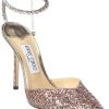Jimmy Choo Saeda 100 Glitter Pump Women -Valentino shop 1313216046 RLLD 1