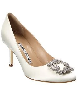Manolo Blahnik Hangisi 70 Satin Pump Women