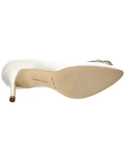 Manolo Blahnik Hangisi 70 Satin Pump Women 10 Manolo Blahnik Hangisi 70 Satin Pump Women -Valentino shop 1313216555 RLLD 4