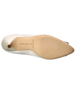 Manolo Blahnik Hangisi 90 Satin Pump Women -Valentino shop 1313216560 RLLD 4