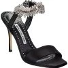 Manolo Blahnik Parinasan 115 Satin Sandal Women -Valentino shop 1313218995 RLLD 1