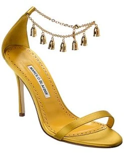 Manolo Blahnik Camanilla 110 Satin Sandal Women