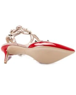 Valentino Rockstud Caged 65 Patent Ankle Strap Pump Women 10 Valentino Rockstud Caged 65 Patent Ankle Strap Pump Women -Valentino shop 1313221477 RLLD 4