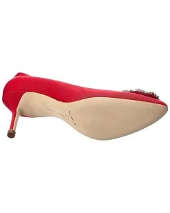 Manolo Blahnik Hangisi 70 Grosgrain Pump Women 10 Manolo Blahnik Hangisi 70 Grosgrain Pump Women -Valentino shop 1313221969 RLLD 4