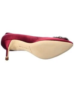 Manolo Blahnik Hangisi 70 Satin Pump Women -Valentino shop 1313232254 RLLD 4