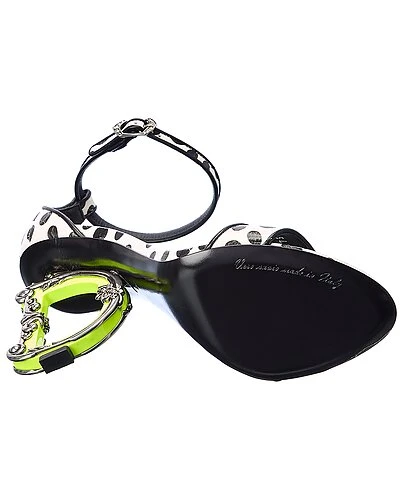 Dolce & Gabbana Snakeskin & Leather Sandal Women 6 Dolce & Gabbana Snakeskin & Leather Sandal Women - Image 4