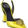 Versace La Medusa Satin Slingback Pump Women -Valentino shop 1313242923 RLLD 1