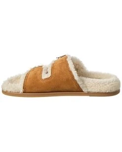 FENDI Feel Suede & Shearling Sandal Women -Valentino shop 1313246157 RLLD 2