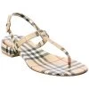 Burberry Vintage Check Coated Canvas Sandal Women 1 Burberry Vintage Check Coated Canvas Sandal Women -Valentino shop 1313250296 RLLD 1