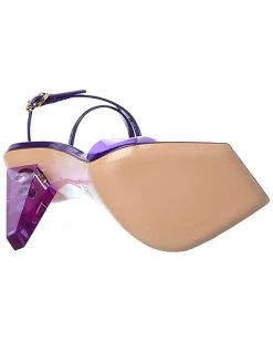 Gianvito Rossi Odyssey 150 Plexi & Patent Sandal Women -Valentino shop 1313250729 RLLD 4