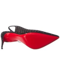 Christian Louboutin Slingback Suede Pump Women -Valentino shop 1313251071 RLLD 4