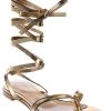 Gianvito Rossi Bbon Leather Gladiator Sandal Women