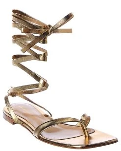 Gianvito Rossi Bbon Leather Gladiator Sandal Women