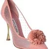 Manolo Blahnik Sohemias 105 Suede-Trim Pump Women 2 Manolo Blahnik Sohemias 105 Suede-Trim Pump Women -Valentino shop 1313251151 RLLD 1
