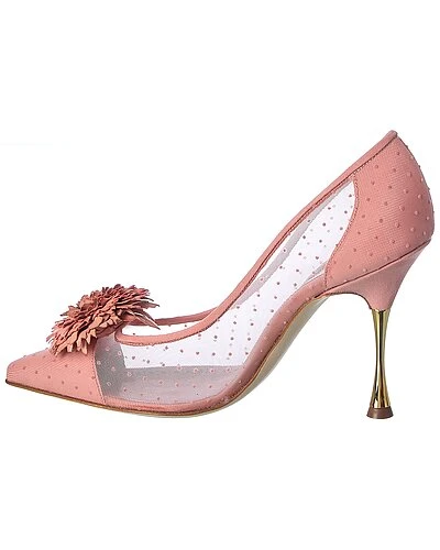 Manolo Blahnik Sohemias 105 Suede-Trim Pump Women 4 Manolo Blahnik Sohemias 105 Suede-Trim Pump Women - Image 2