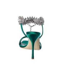 Manolo Blahnik Parinasan 115 Satin Sandal Women -Valentino shop 1313252745 RLLD 3