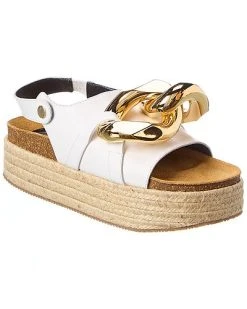 JW Anderson Chain Leather Platform Sandal Women