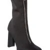 Alexander McQueen Zip-Up Scuba Bootie Women -Valentino shop 1313259006 RLLD 1