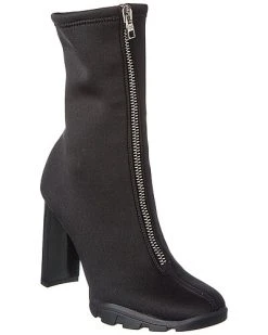Alexander McQueen Zip-Up Scuba Bootie Women