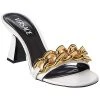 Versace Chain Detail Leather Sandal Women -Valentino shop 1313259222 RLLD 1