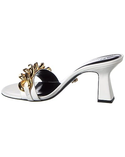 Versace Chain Detail Leather Sandal Women 4 Versace Chain Detail Leather Sandal Women - Image 2