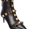 Valentino Roman Stud 60 Leather Bootie Women 1 Valentino Roman Stud 60 Leather Bootie Women -Valentino shop 1313260274 RLLD 1