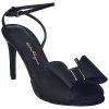 Salvatore Ferragamo Zaira Grosgrain & Suede Sandal Women -Valentino shop 1313260344 RLLD 1