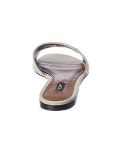 Dolce & Gabbana Logo Leather Sandal Women -Valentino shop 1313263851 RLLD 3