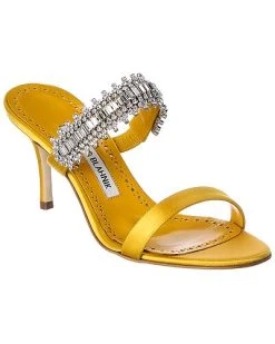 Manolo Blahnik Sako 70 Satin Sandal Women