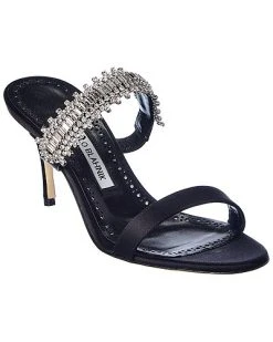 Manolo Blahnik Sako 70 Satin Sandal Women