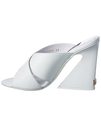 Dolce & Gabbana Metric Leather Sandal Women 4 Dolce & Gabbana Metric Leather Sandal Women - Image 2