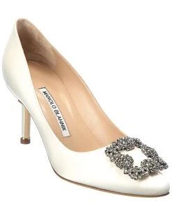 Manolo Blahnik Hangisi 70 Satin Pump Women
