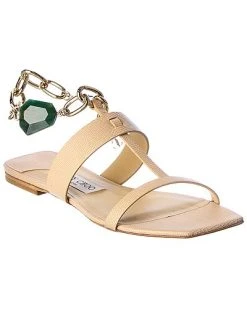 Jimmy Choo Reed Leather Sandal Women
