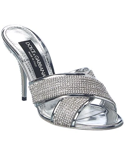 Dolce & Gabbana Crystal Mesh Sandal Women 3 Dolce & Gabbana Crystal Mesh Sandal Women