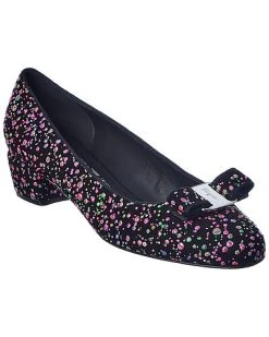 Salvatore Ferragamo Vara Leather Pump Women