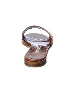 Manolo Blahnik Egacle Leather & Suede Sandal Women -Valentino shop 1313296271 RLLD 3