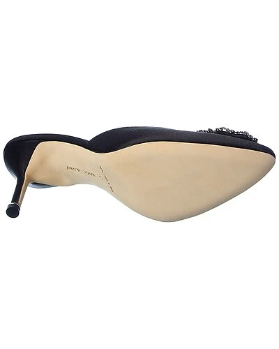 Manolo Blahnik Hangisimu 70 Satin Pump Women 6 Manolo Blahnik Hangisimu 70 Satin Pump Women - Image 4