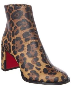 Christian Louboutin Adoxa 70 Leather Bootie Women