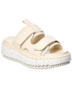 Chloé Lilli Suede & Leather Platform Sandal Women