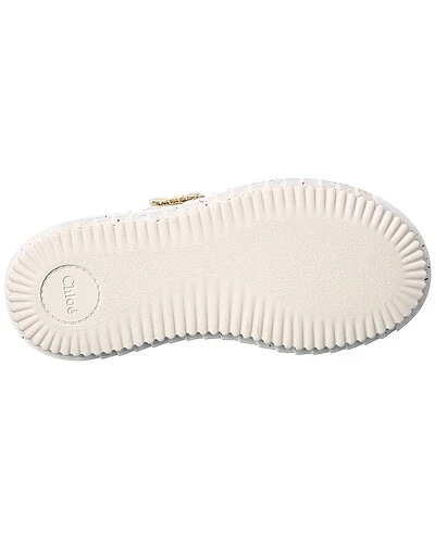 Chloé Lilli Suede & Leather Platform Sandal Women 6 Chloé Lilli Suede & Leather Platform Sandal Women - Image 4