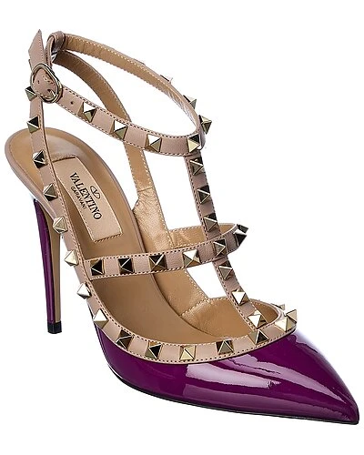 Valentino Rockstud Caged 100 Patent Pump Women 3 Valentino Rockstud Caged 100 Patent Pump Women