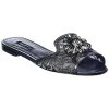 Dolce & Gabbana Brooch Lurex Lace Sandal Women 1 Dolce & Gabbana Brooch Lurex Lace Sandal Women -Valentino shop 1313307371 RLLD 1